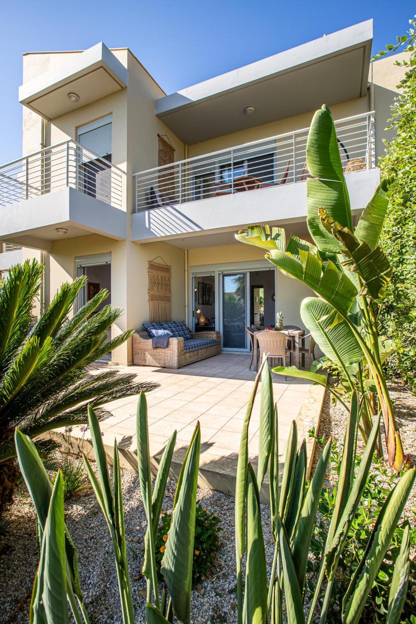 Ferienwohnung Maleme Yoga Blue Chania  Exterior foto