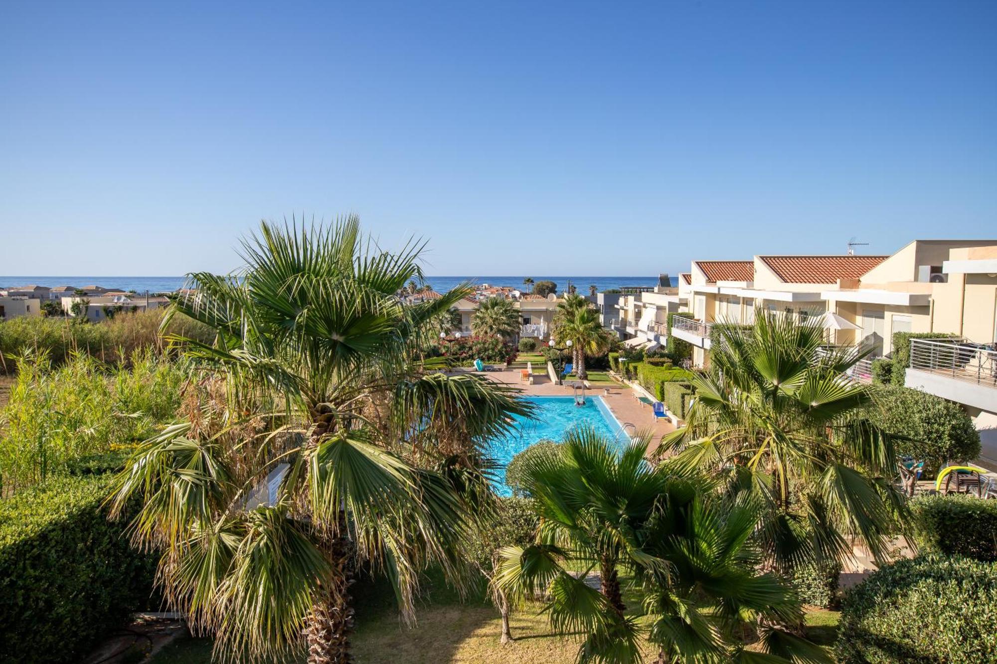 Ferienwohnung Maleme Yoga Blue Chania  Exterior foto