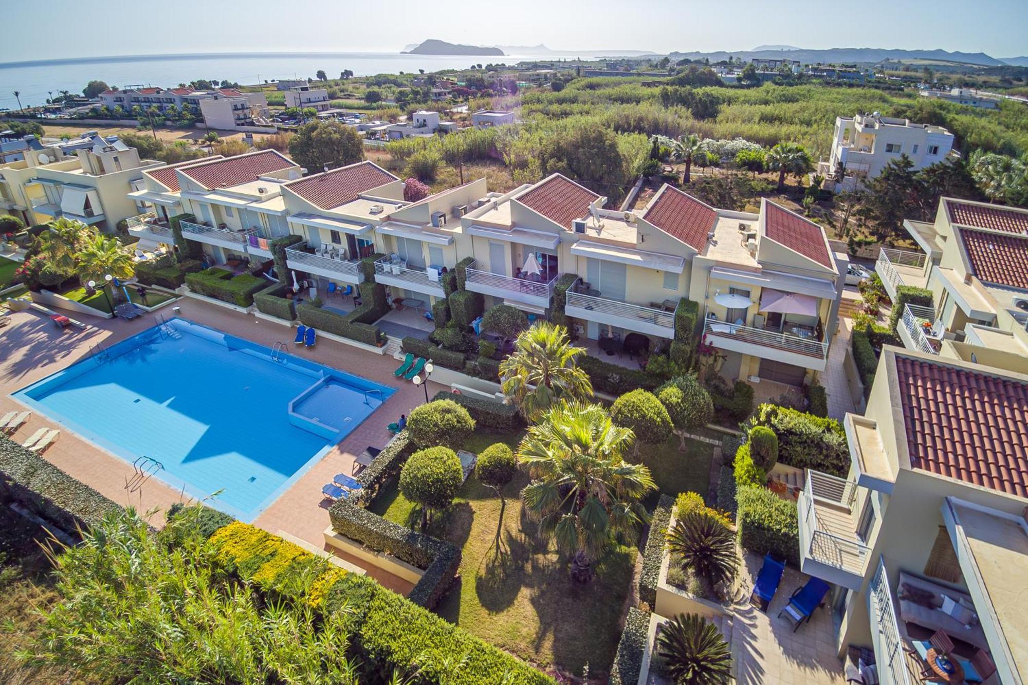 Ferienwohnung Maleme Yoga Blue Chania  Exterior foto