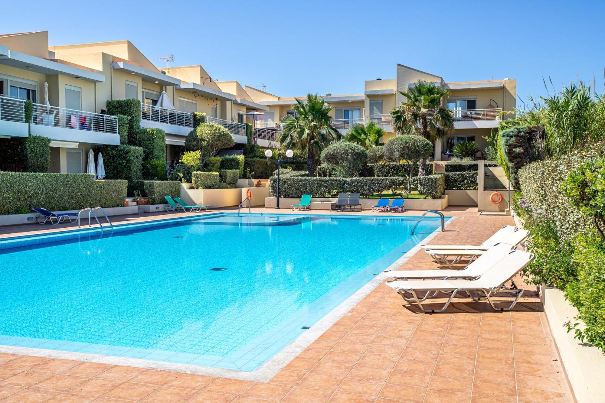 Ferienwohnung Maleme Yoga Blue Chania  Exterior foto