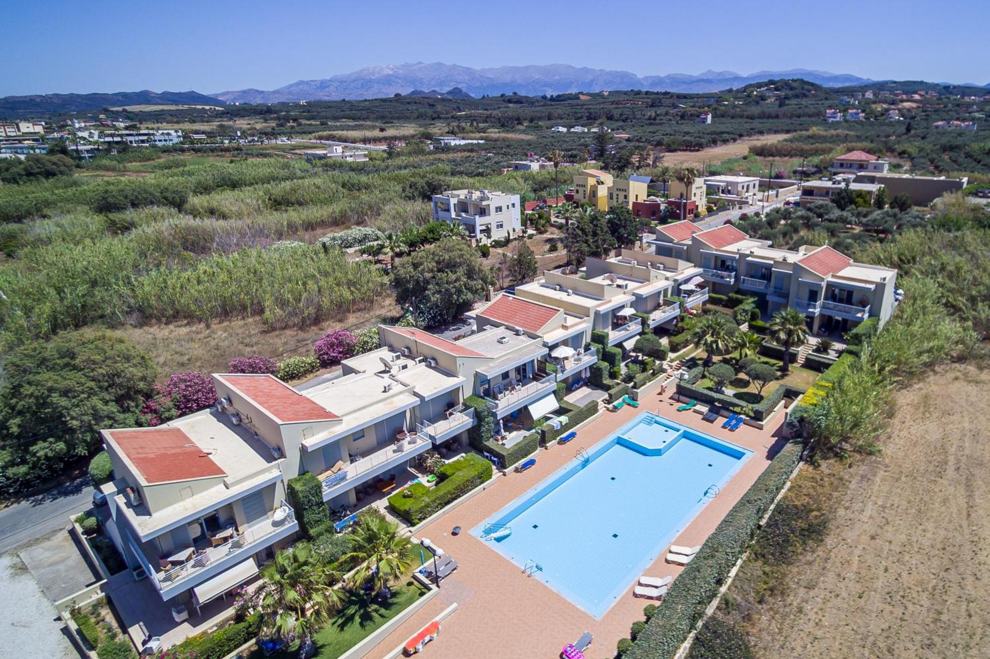 Ferienwohnung Maleme Yoga Blue Chania  Exterior foto