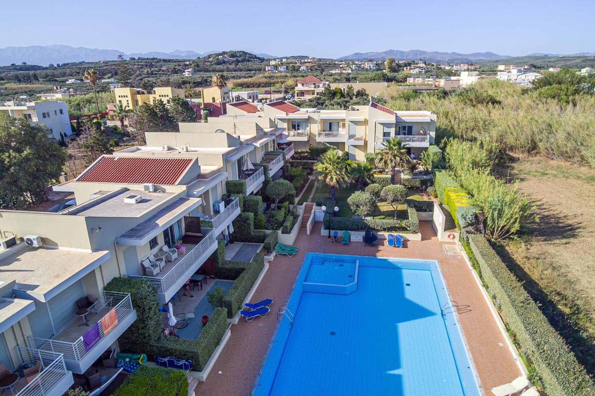 Ferienwohnung Maleme Yoga Blue Chania  Exterior foto