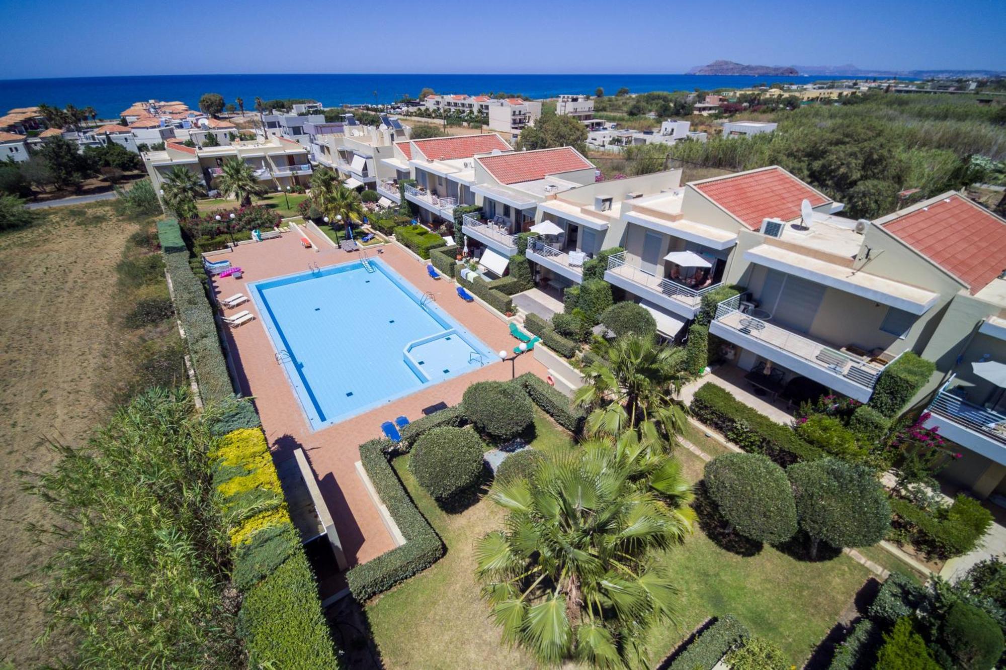 Ferienwohnung Maleme Yoga Blue Chania  Exterior foto